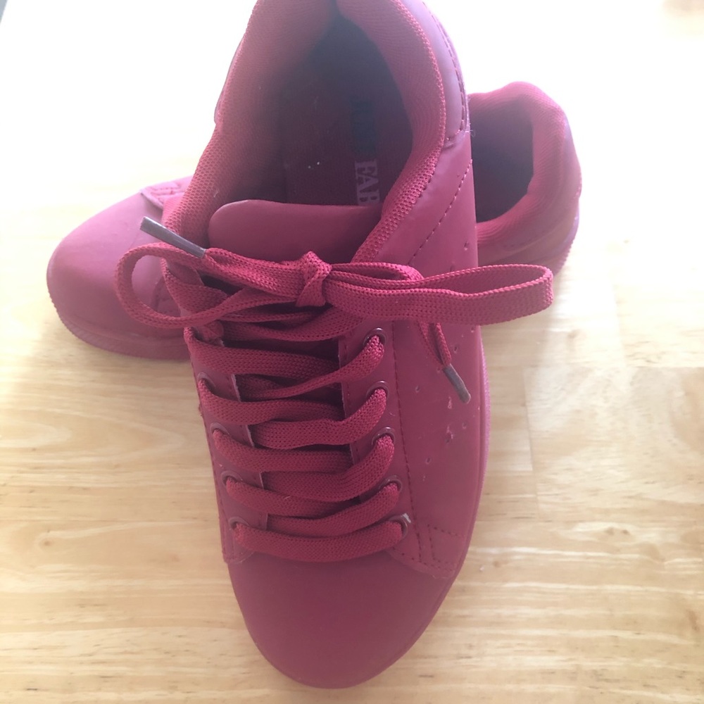 Just Fab sneakers. Red. Size 5.5